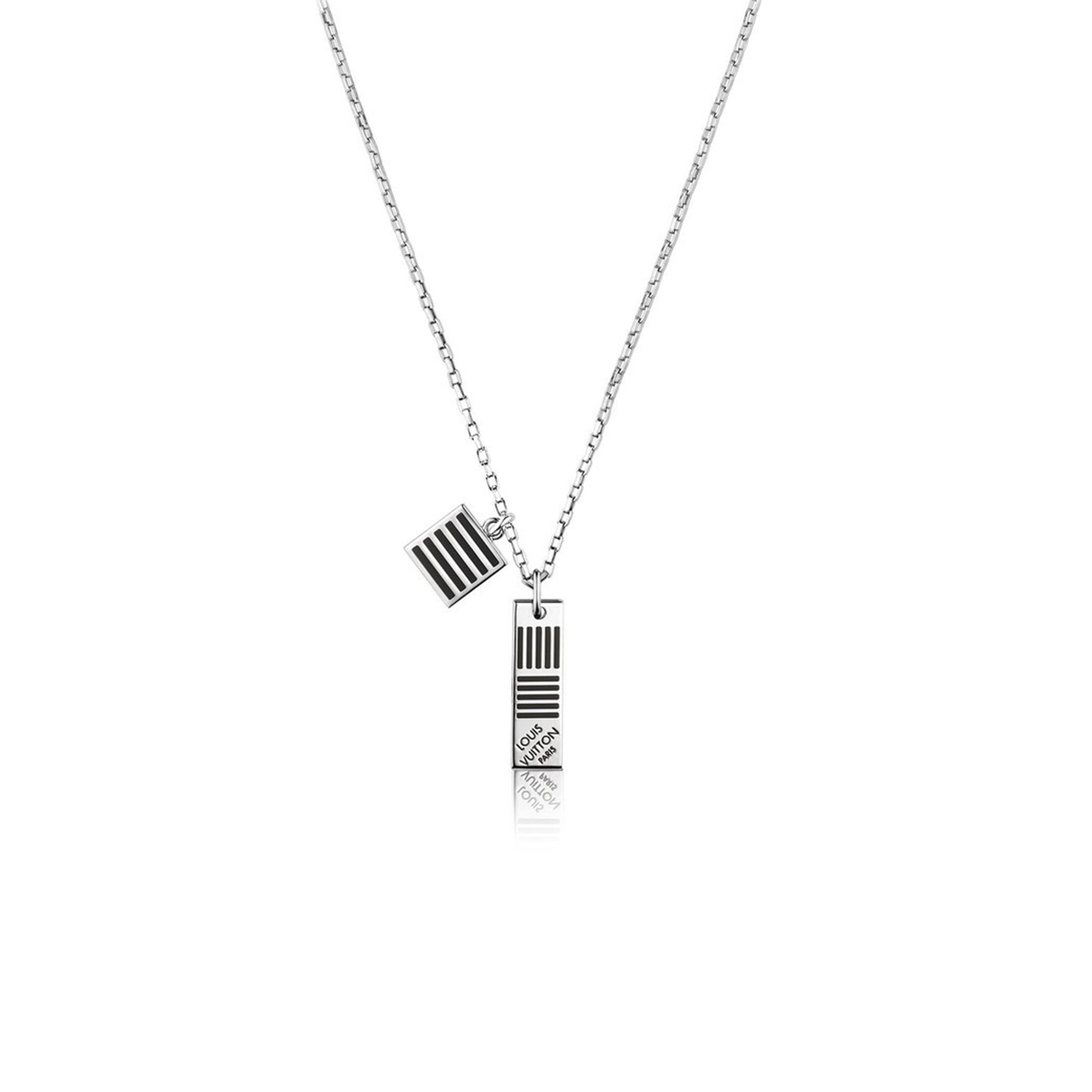 l**is V*t*n damier black necklace m62490